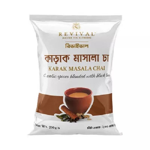 রিভাইভাল কাড়াক মাসালা চা ২০০ গ্রাম