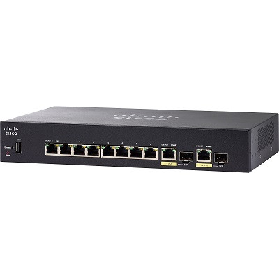 Cisco SG350-10P 10-port Gigabit PoE+ Managed Switch