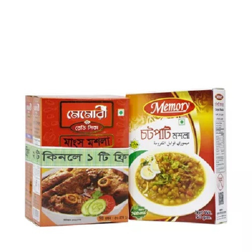 মেমরি মাংসের মসলা (২ টি কিনলে ৫০ গ্রাম চটপটি মসলা ফ্রী)