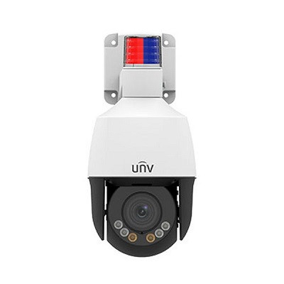 Uniview 2MP 4X LightHunter Active Deterrence Network PTZ Dome Camera (Metal)