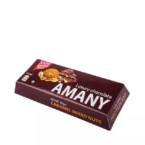 আমানি লাক্সারি চকলেট বার ক্যারামেল মিক্সড নাটস