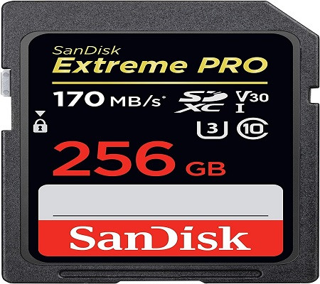 SanDisk 256GB Extreme PRO UHS-I SDXC Memory Card