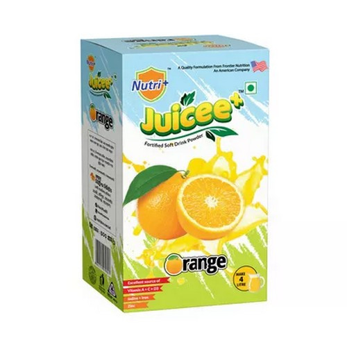 নিউট্রি+ জুস+ অরেঞ্জ ফোর্টিফাইড সফট ড্রিংক পাউডার
