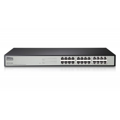 NETIS ST3124P Unmanaged 24 Port Fast Ethernet Plastic Switch