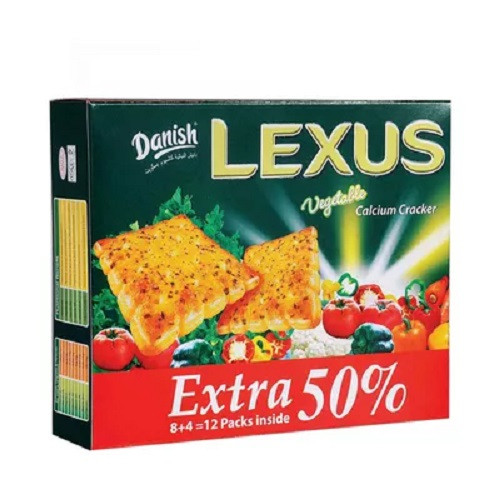 ড্যানিশ লেক্সাস ভেজিটেবল ক্র্যাকার বিস্কুট ১৮০ গ্রাম